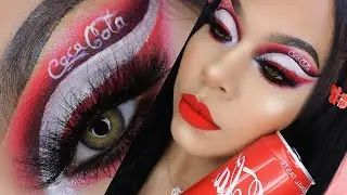 MAQUILLAJE COCA-COLA  LOOK DRAMÁTICO