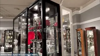 Luxurious Black Curio Cabinet at Home Bars USA