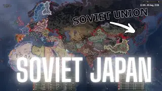 WHAT IF USSR ANNEXED JAPAN IN WW2 / HOI4 TIMELAPSE