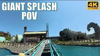 Giant Splash POV (4K 60FPS), Lotte World Busan Mack Power Splash | Non-Copyright