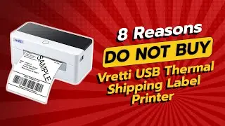 Vretti USB Thermal Shipping Label Printer | 8 Reasons NOT to Buy! 🚫🖨️