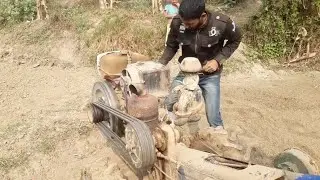 How To China Power Tiller Maching Statrting Challenging Show Video 
