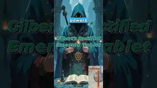 Gilbert&rsquo;s Rectified Emerald Tablet #emeraldtablet #hermeticphilosophy