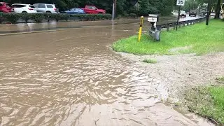 Flooding on Babcock Boulevard