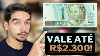 VALOR ATUALIZADO PARA 2025 DA CÉDULA DE 1 REAL AQUI DO BRASIL!!!
