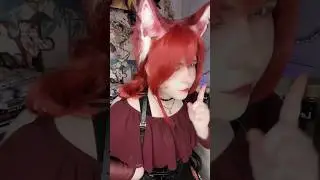 red fox - любовь к кофейку не описать словами #cosplay #anime #animegirl #foxgirl