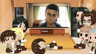 attack on titan reagindo a tiktoks(gacha club)(Leia a descrição)