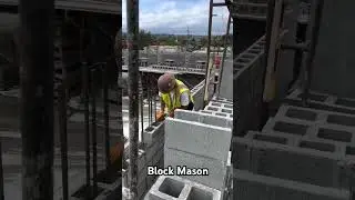 Mason Work in europe company.#block #mason #work #video #kamalpandey #construction #video ✅🏠️