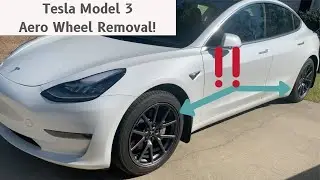 Tesla Model 3 Aero Wheel Removal