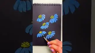 Simple flowers #flower #drawing #draw #trend #drawingtutorial #diy #art #drawingflower #diy