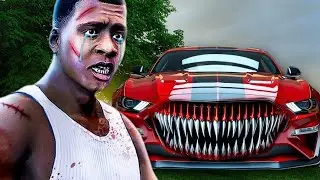 GTA 5 : Scary Clashed car Killed almost Franklin & Shinchan in (GTA V MOD)