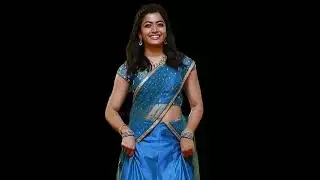 background  remove whatsapp status in😍 Rashmika Mandanna🥰 lovely 😍saree pics🥻