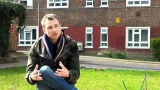 Chris Beardshaw visits community projects to develop the Urban Oasis project