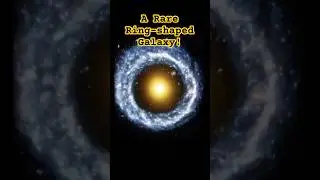 Watch an amazing ring-shaped galaxy flying in space!  Hoag&rsquo;s Object #galaxyexploration