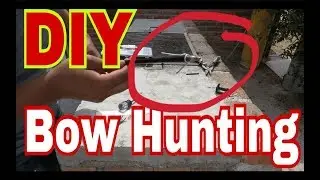 DIY How to make a Bowfishing arrow/Arrow and Arrow head.