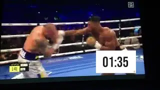 Anthony Joshua vs Oleksandr Usyk bell was not rung early (full final round with accurate timer)