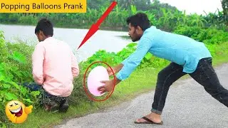 Popping Balloons Prank ! Crazy Reaction with Popping Balloons Prank 2021!Part 5 By Furti Fun BD