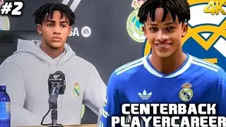 FC 26 Center Back Player Career Mode #2 4K📽 || His DEBUT IN LA LIGA🇪🇦 WITH FOR REAL MADRID ⚪️🔵🟡