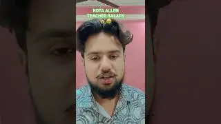 Kota Faculty Salary|Kota Allen teacher earning|#neet2026 #allenkota #kotateachers #salary