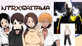 Kokujin no tenkousei react to Hiroki as Saitama || NTR react to Hiroki as Saitama || gacha react 