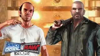 Trevor Philips Vs Johnny Klebitz. Smackdown Vs Raw 2006.