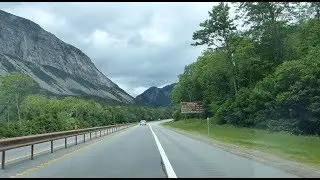 En route on Hwy 93 North - White Mountains - New Hampshire - USA