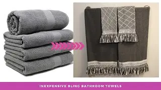 Transforming $2.00 bath towels | SUPER Easy & Inexpensive DIY Tutorial !!