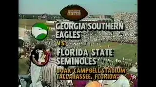1988 FSU Football vs Georgia Southern