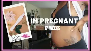 I AM PREGNANT! | 17 Week Pregnancy UPDATE | Products, Bump Shot, Symptoms... | Myricia La'Rease