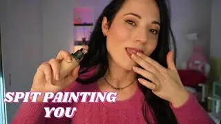 Ti trucco con la mia Saliva ASMR SPIT PAINTING