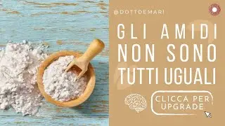 Gli amidi non sono tutti uguali