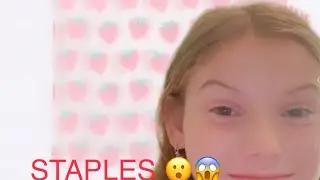 BUYING STRAWBERRY PENCIL POUCH AT STAPLES🍓🍓🍓  | Alivia Thomas