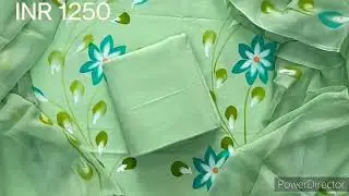 Beautiful cotton 3 piece rajasthani suit fabric |#trending