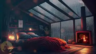 Звуки Дождя Asmr Для Снаㅣдождь И Звуки Камина Ночью 10 Часов Для Сна, Чтения