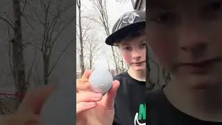 Watch me Crack A GOLF BALL!!  #funny #viral #golfing #golf #challenge #shortvideo #crazy 