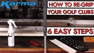 6 EASY STEPS‼ LEARN HOW TO REGRIP YOUR GOLF CLUBS AT HOME 💰