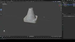 Как сделать дорожный конус в Blender3D How to make a traffic cone in Blender3D #blender3d #modeling