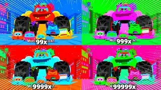 Pinkfong Monster Truck Song Mind blowing at 999999x Speed Klasky Csupo Effects!
