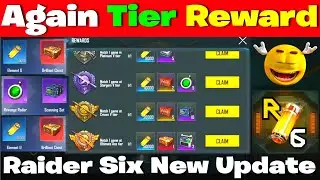 Raider Six Tier Reward Again Received | Raider Six Player's Good News | Raider Six New Update ?