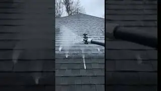 Low Pressure Roof Cleaning Process