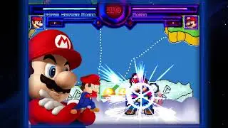 MUGEN AI Fights: Super Better Mario vs. Mario DDND