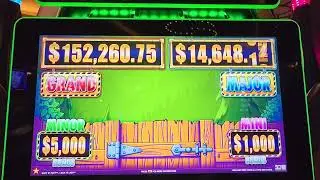 $100 BET MASSIVE JACKPOT HANDPAY WIN LOCK IT LINK HUFF N PUFF - HARD ROCK TAMPA - $1 Denom