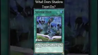 What Does Shadow Toon Do? (Yugioh Cards Explained for Easy Deck Building)