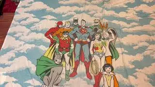 Wonder Woman Collecting Ep0083 1977 Super Friends Bed Sheet