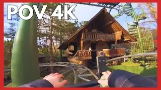 Matterhorn Blitz POV 4K Front Row Winter❄️ | Europa Park 🇩🇪