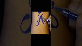 &hearts;️A Name art&hearts;️#artwithrizma#artwithheart #artwithpen#Anamestatus#namestatus#nameart#shorts#zaroritha