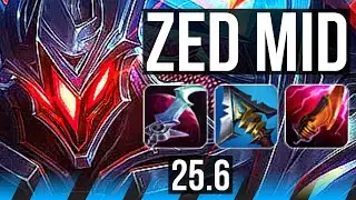 ZED vs MALPHITE (MID) | Legendary | KR Diamond | 25.6