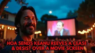 Keanu Installs a Giant Backyard Cinema &mdash; HOA Tries to Shut It Down!