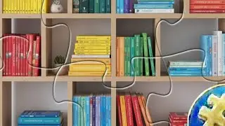 Jigsaw Puzzle Colourful School Stationary Clue 🧩🧩🗝️🖍️✏️📏📐📒@Puzzlegameiq123 ##