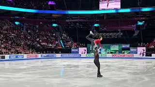 Annika Hocke/Robert Kunkel 2024 World Figure Skating Championships FP fancam